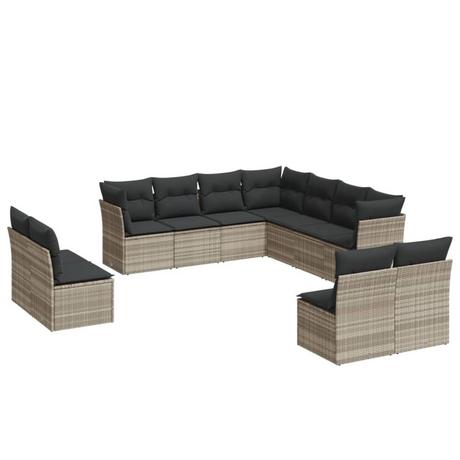 VidaXL Garten sofagarnitur poly-rattan  