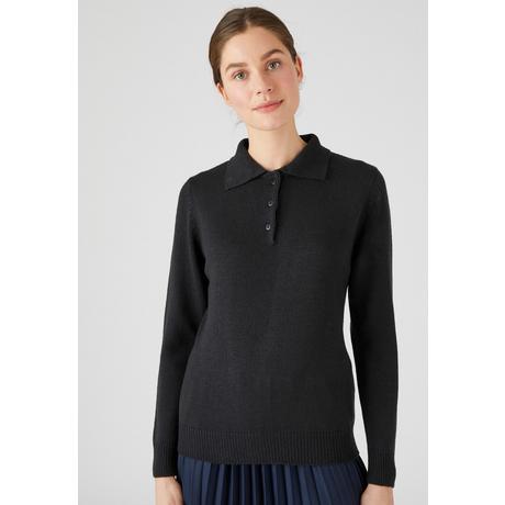 Damart  Pull col polo maille jersey souple. 