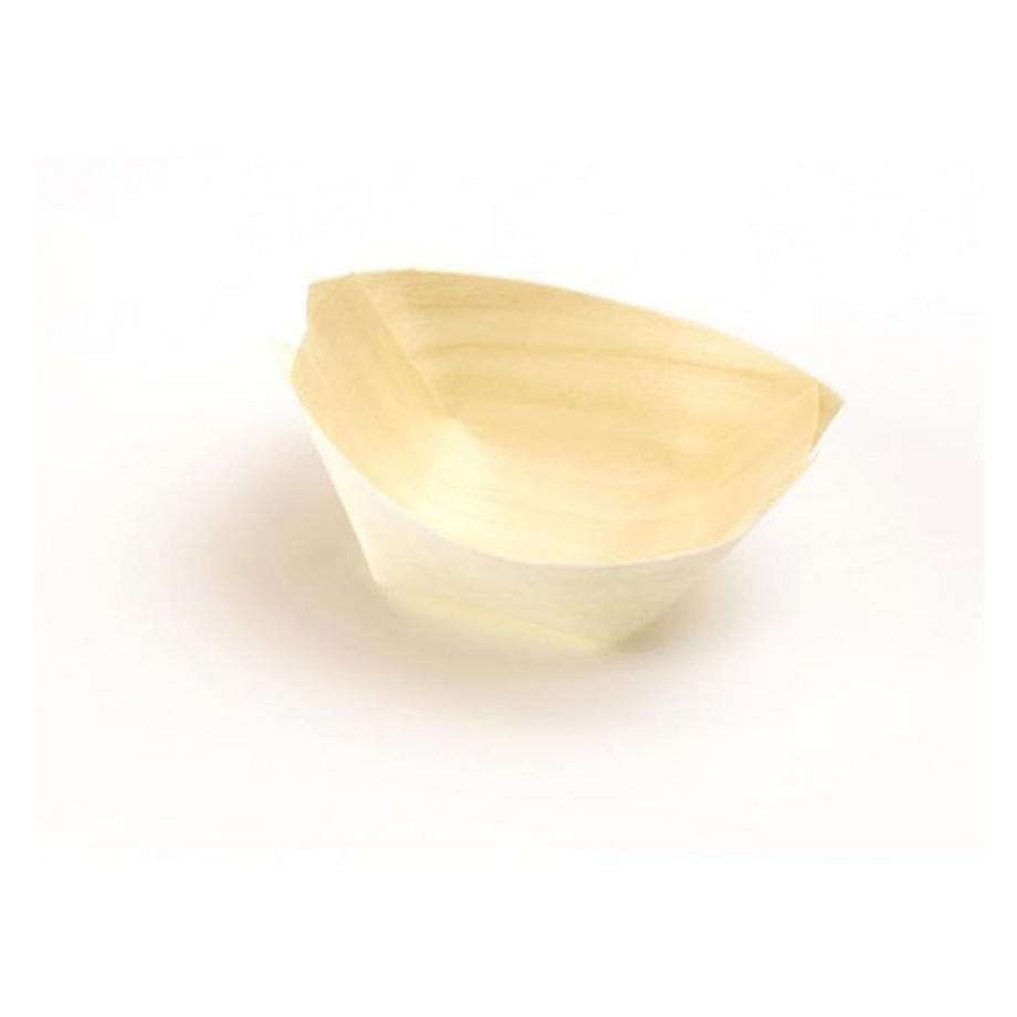 Fingerfood-Schalen Holzboot 4.2 x 6.5 cm, 100 Stück (100 x)
