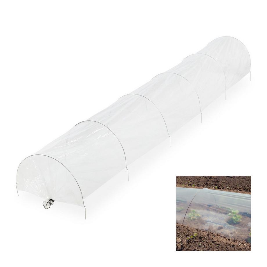 Tunnel-Gewächshaus Garten 3,7 m