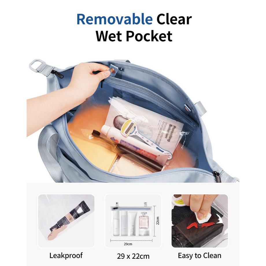 Only-bags.store Faltbare Untersitz-Handgepäcktasche für Flugzeug  