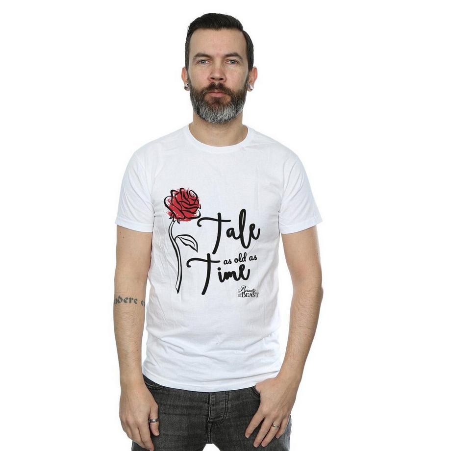 Disney Tale As Old As Time T-Shirt Stampa Grafica  