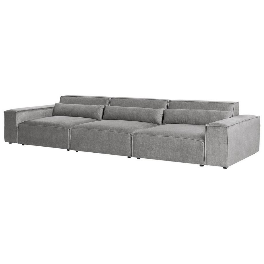 Beliani Canapé 3 places en Polyester Moderne HELLNAR  