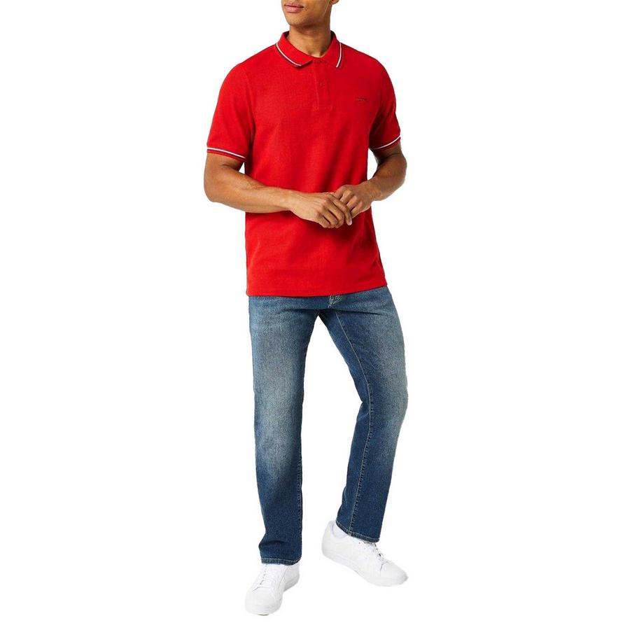 Slazenger Maglietta Polo con Bordo Contrasto  