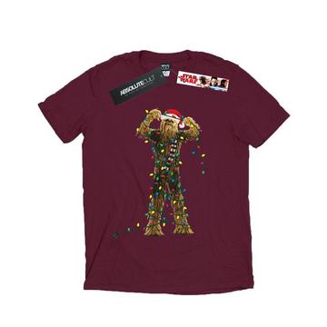 Tshirt CHEWBACCA CHRISTMAS LIGHTS