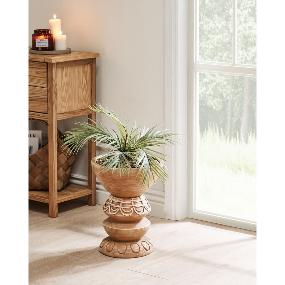 Beliani Cache-pot en Fibre d\'argile Boho DISPORUM  