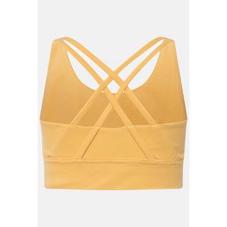 Ulla Popken Rippjersey Bustier Carree-Ausschnitt Biobaumwolle  