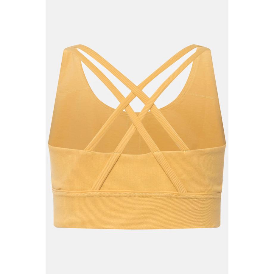 Ulla Popken Brassière Jersey Bord-Côte Décolleté Carré Coton Bio  