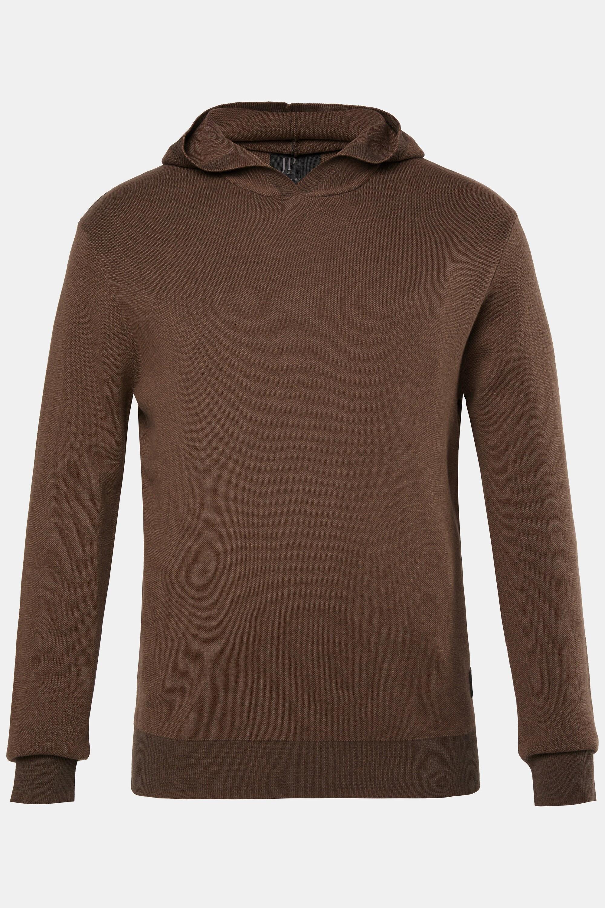 JP1880 Strick-Hoodie Cashmere-Touch Feinstrick  