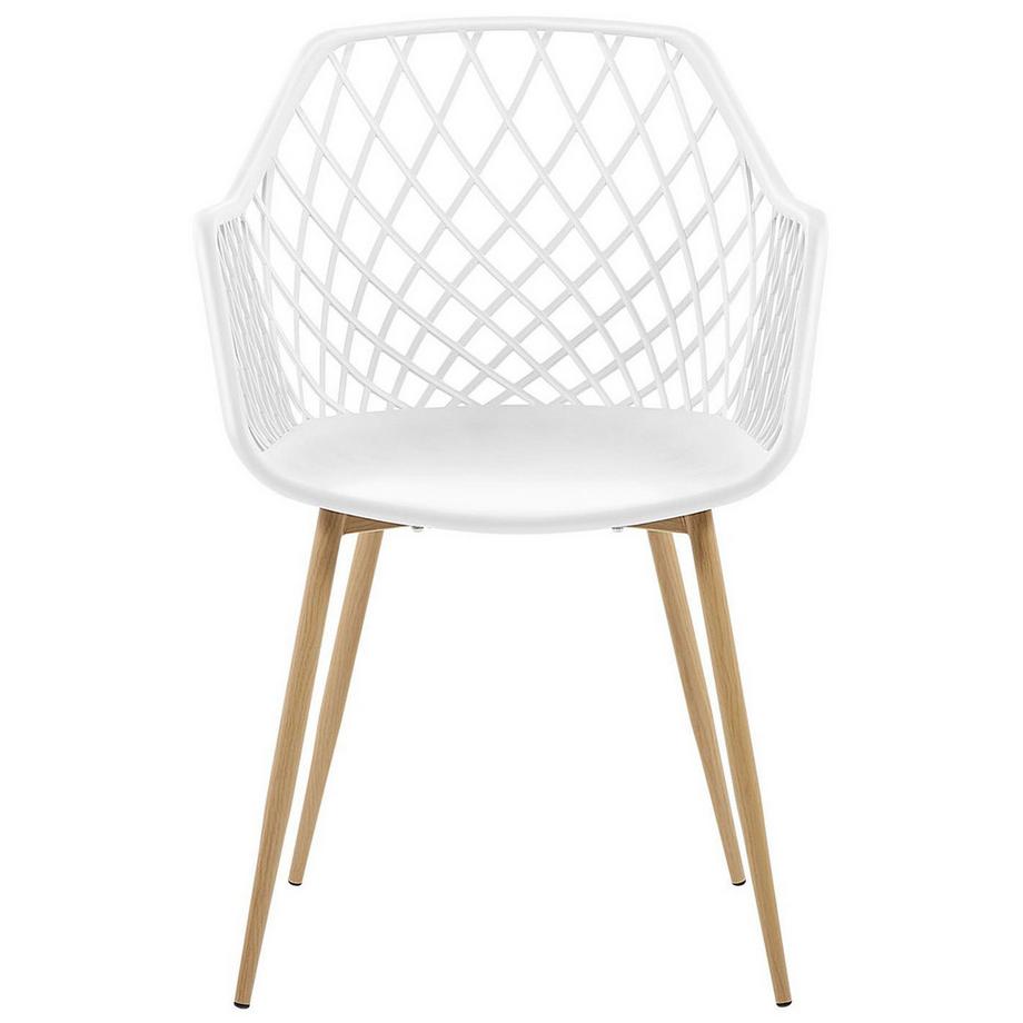 Beliani Esszimmerstuhl 2er Set aus Kunststoff Modern NASHUA  