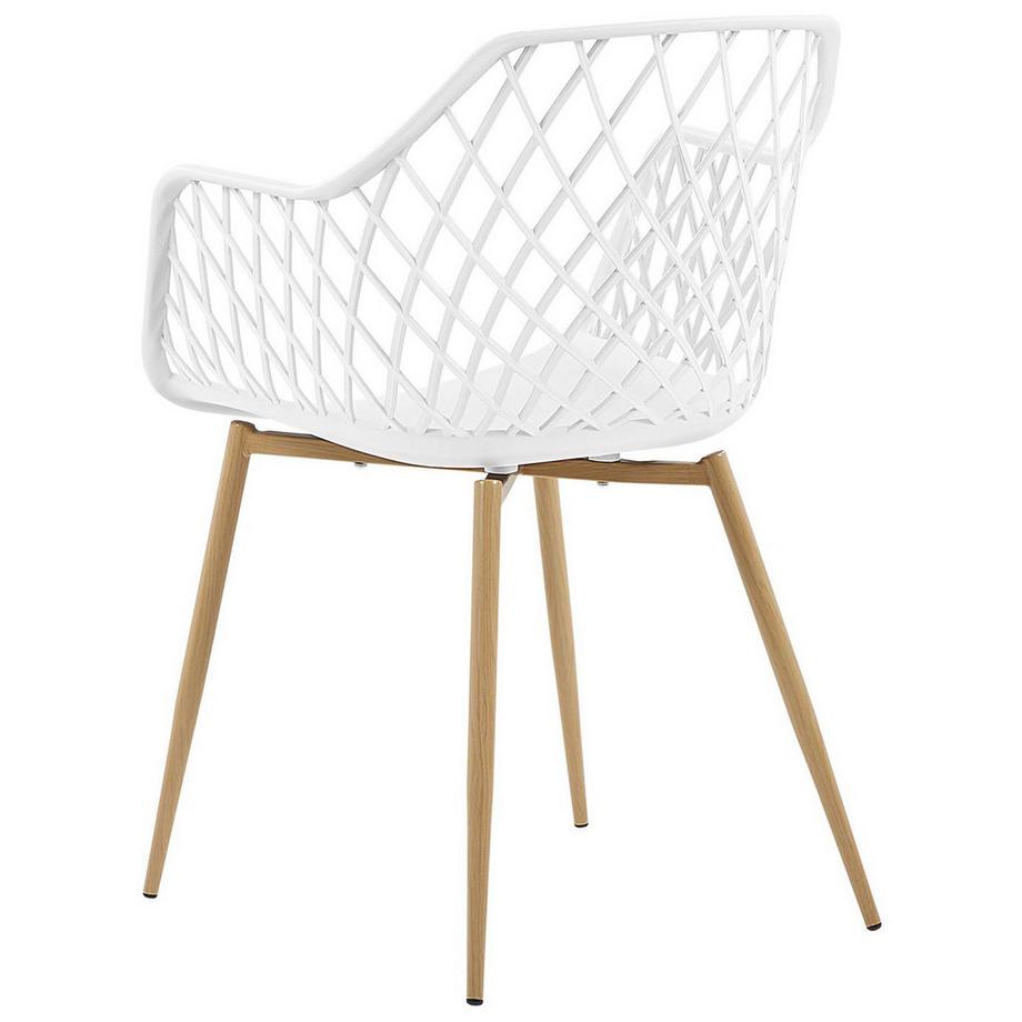 Beliani Esszimmerstuhl 2er Set aus Kunststoff Modern NASHUA  