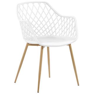 Beliani Esszimmerstuhl 2er Set aus Kunststoff Modern NASHUA  