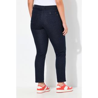 Ulla Popken  Jeans Sarah, Punkte, schmales, konisches Bein 