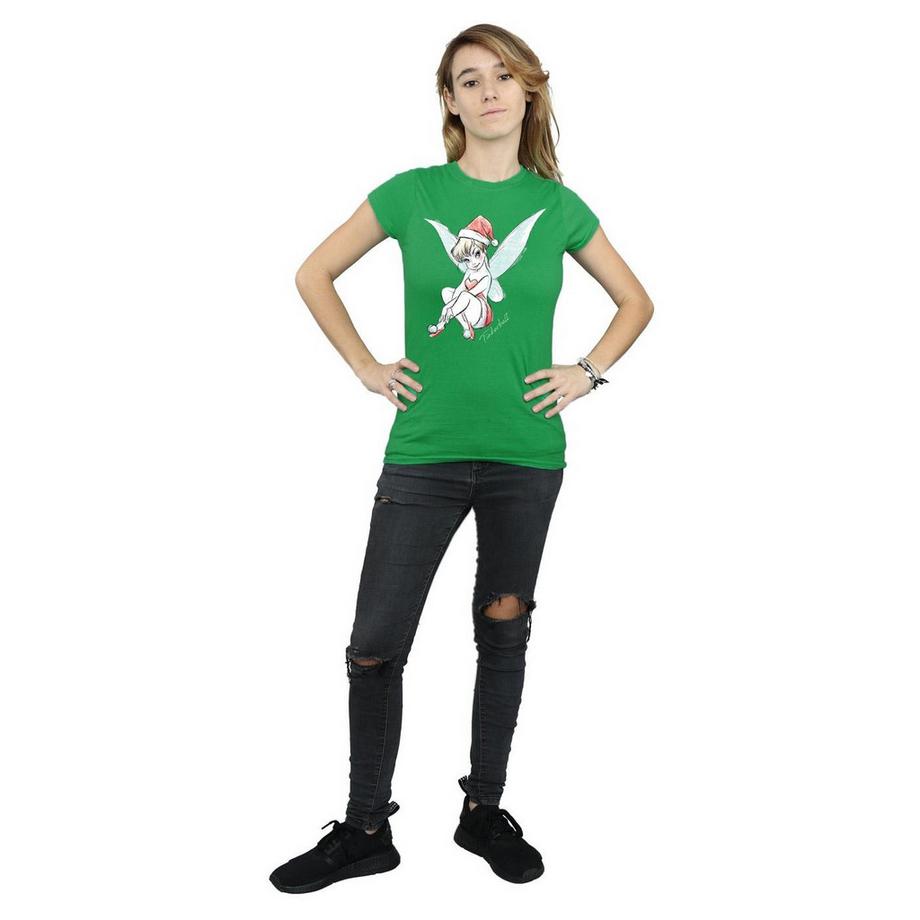 Disney Fairy T-Shirt Stampata Maniche Corte  