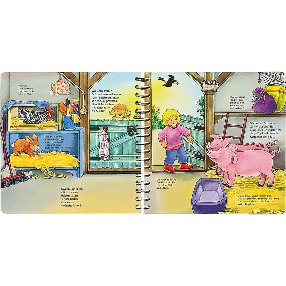 ministeps Wer füttert wen? Eberhard, Irmgard; Eberhard, Irmgard (Illustrationen) Copertina rigida 