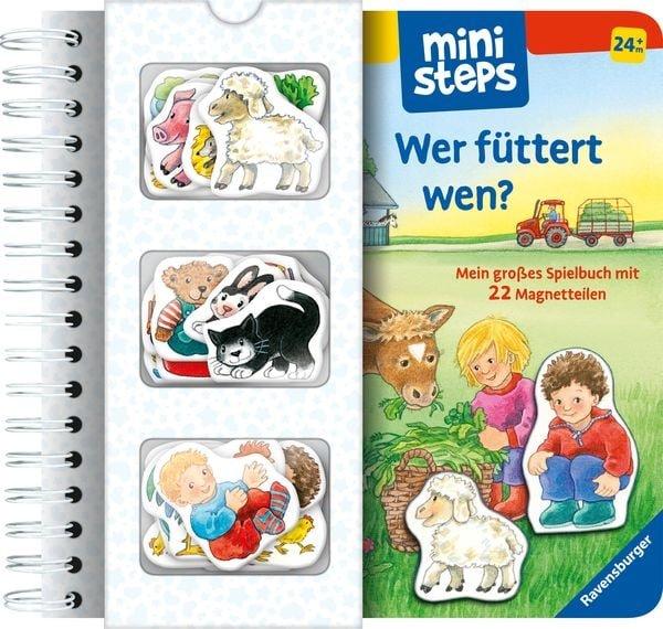 ministeps Wer füttert wen? Eberhard, Irmgard; Eberhard, Irmgard (Illustrationen) Copertina rigida 