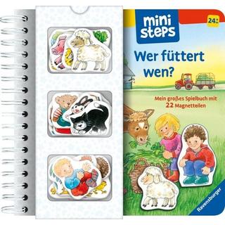 ministeps Wer füttert wen? Eberhard, Irmgard; Eberhard, Irmgard (Illustrationen) Copertina rigida 