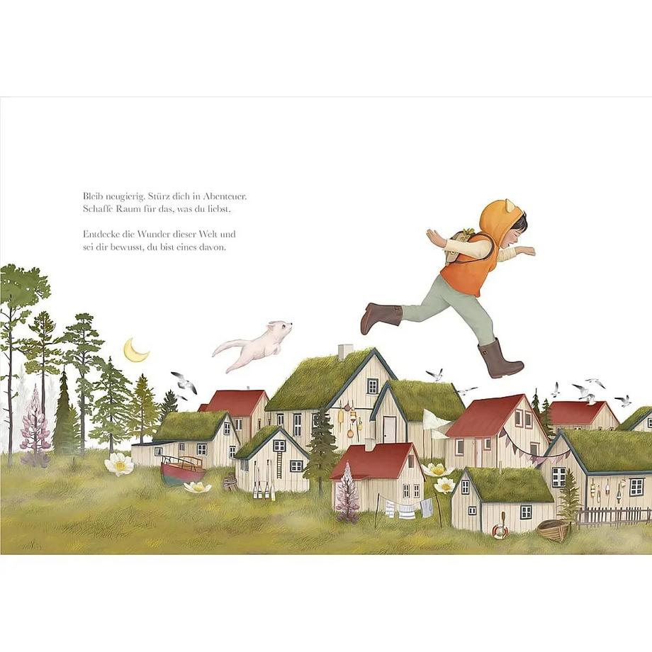 Warum nicht? - Eine Geschichte über das Entdecken unserer hell funkelnden Möglichkeiten Yamada, Kobi; Barouch, Gabriella (Illustrationen) Gebundene Ausgabe 