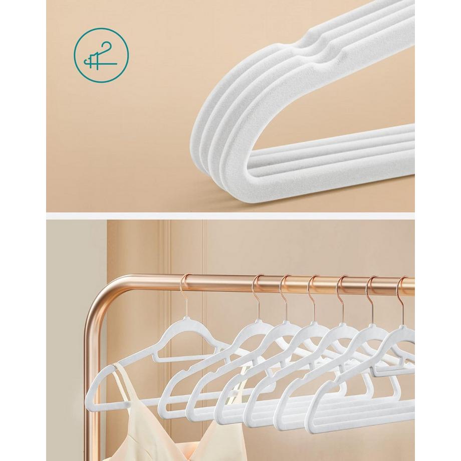 Songmics Kleiderbügel Samt 30er Set  