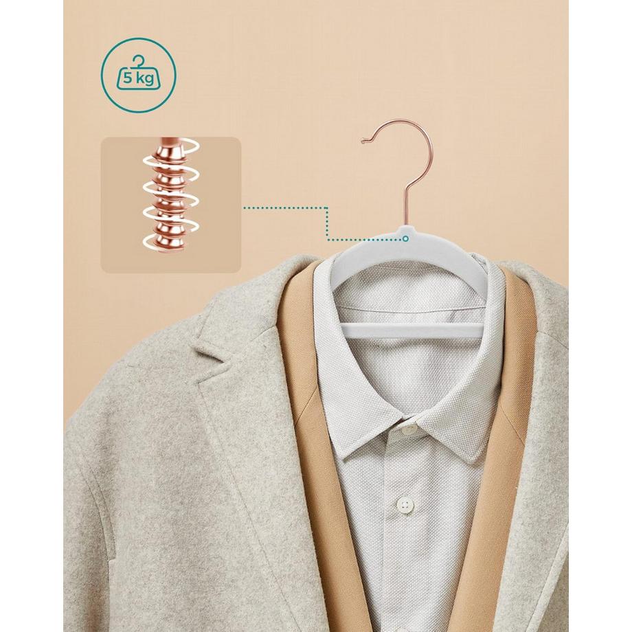 Songmics Kleiderbügel Samt 30er Set  