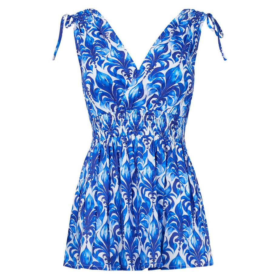 Joe Browns Bedrucktes V-Ausschnitt Top mit Bindebändern  