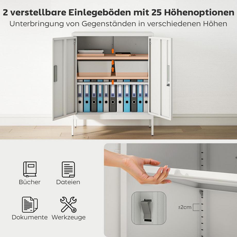 HOMCOM Aktenschrank  