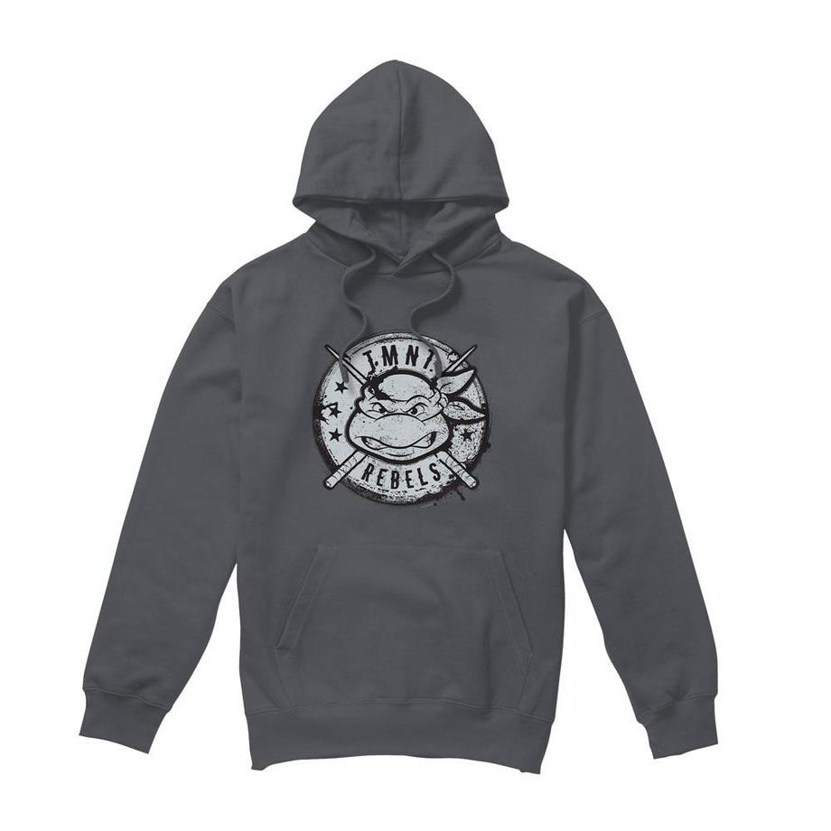 Rebels Felpa Con Cappuccio Logo Effetto Invecchiato