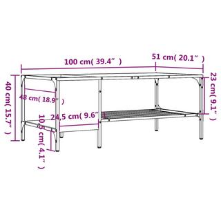 VidaXL Couchtisch holzwerkstoff  