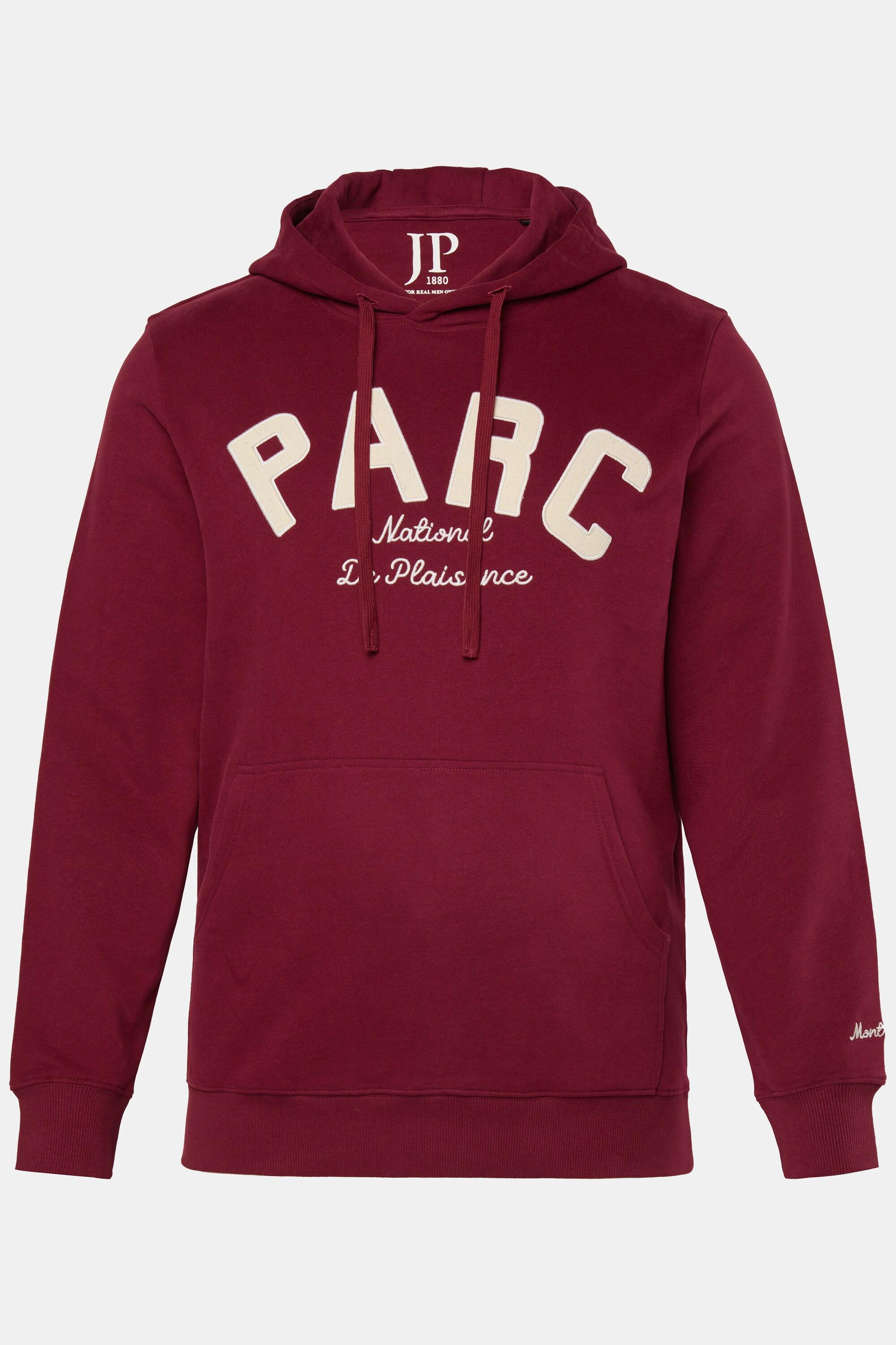 JP1880 Hoodie Stickerei Badges Kängurutasche  