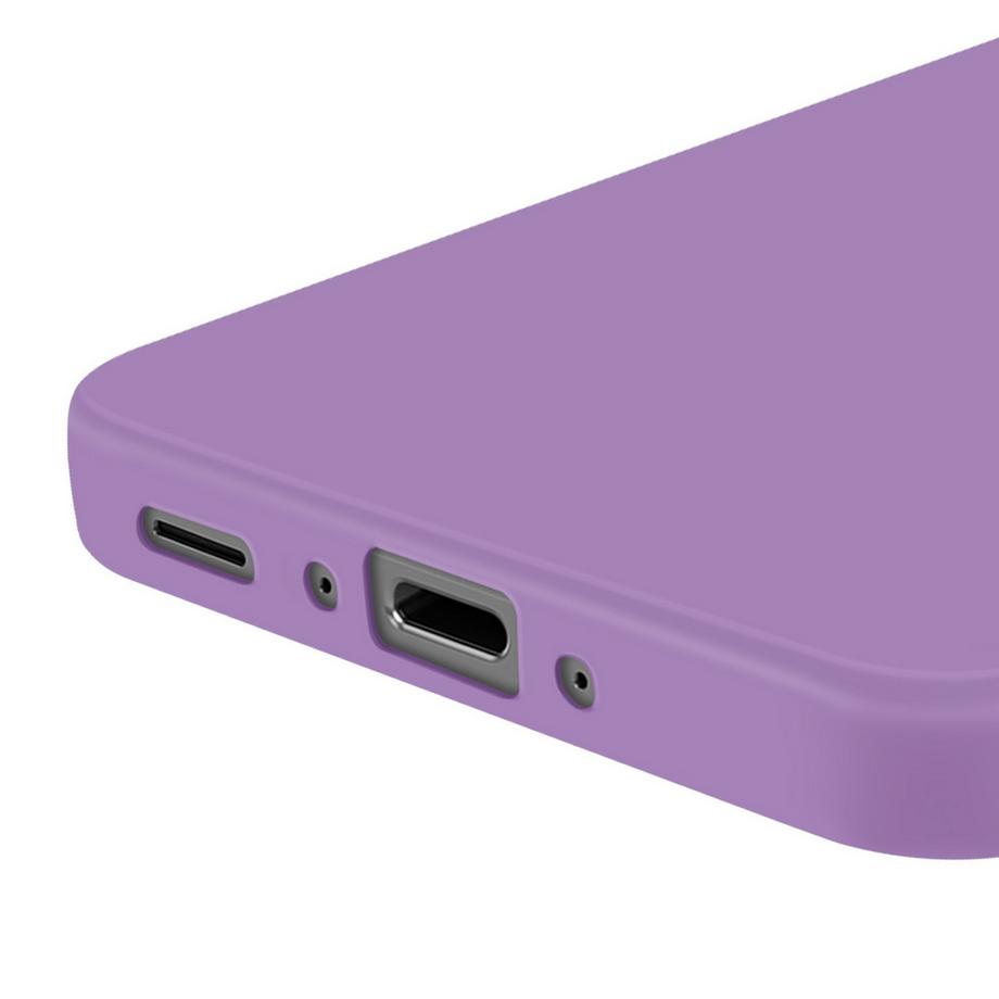 Avizar  Coque Samsung A36 Silicone Lisse Violet 