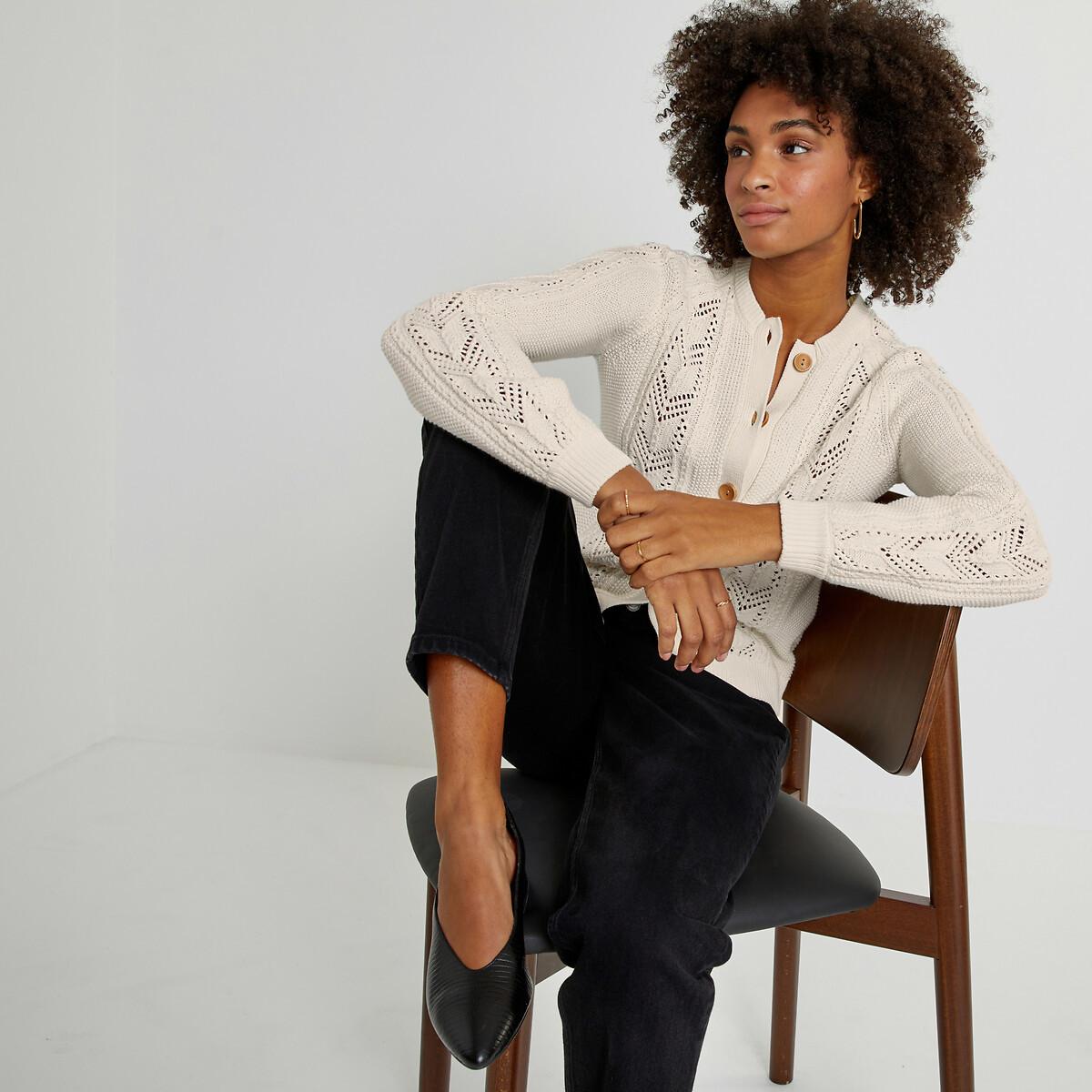 La Redoute Collections Cardigan Maglia Pointelle  