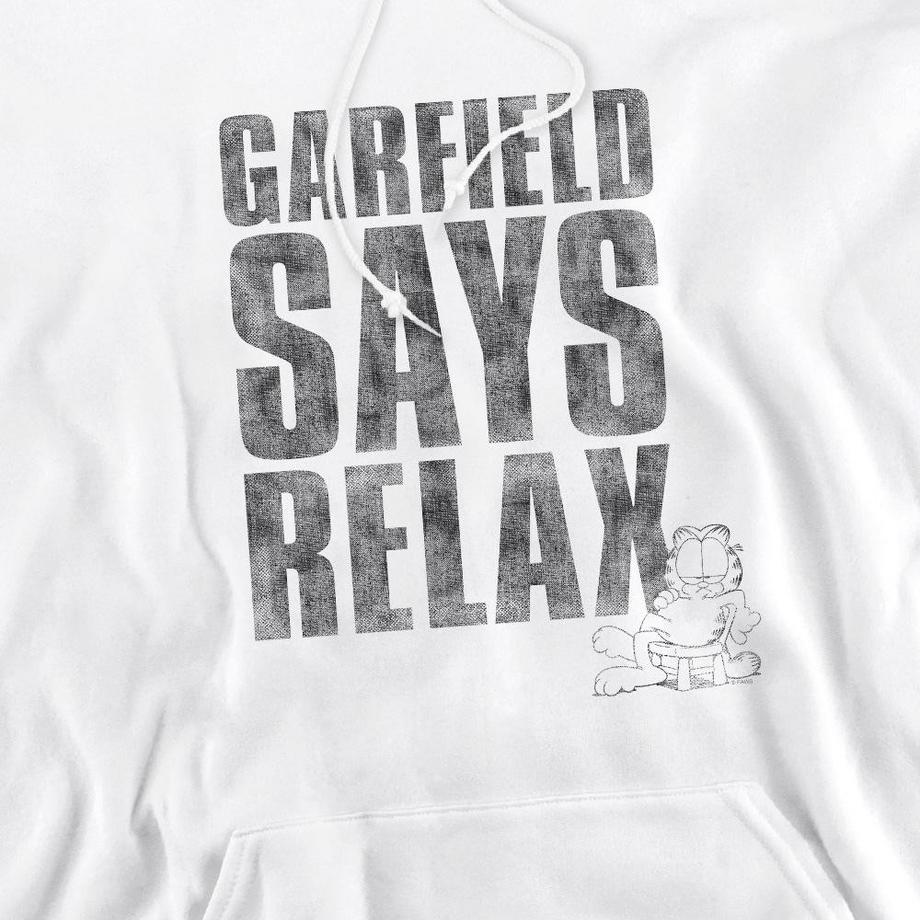 Garfield Relax Felpa Con Cappuccio  