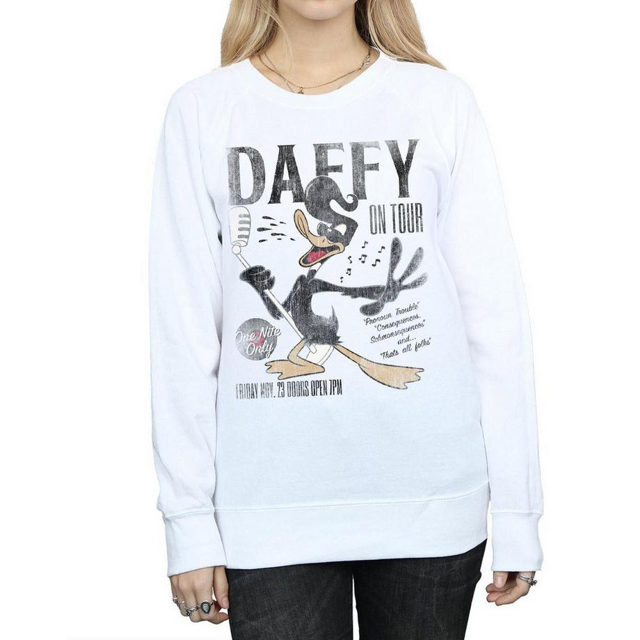 LOONEY TUNES Daffy Duck On Tour Sweatshirt  