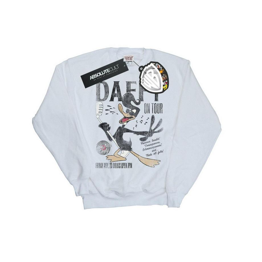 LOONEY TUNES Daffy Duck On Tour Sweatshirt  