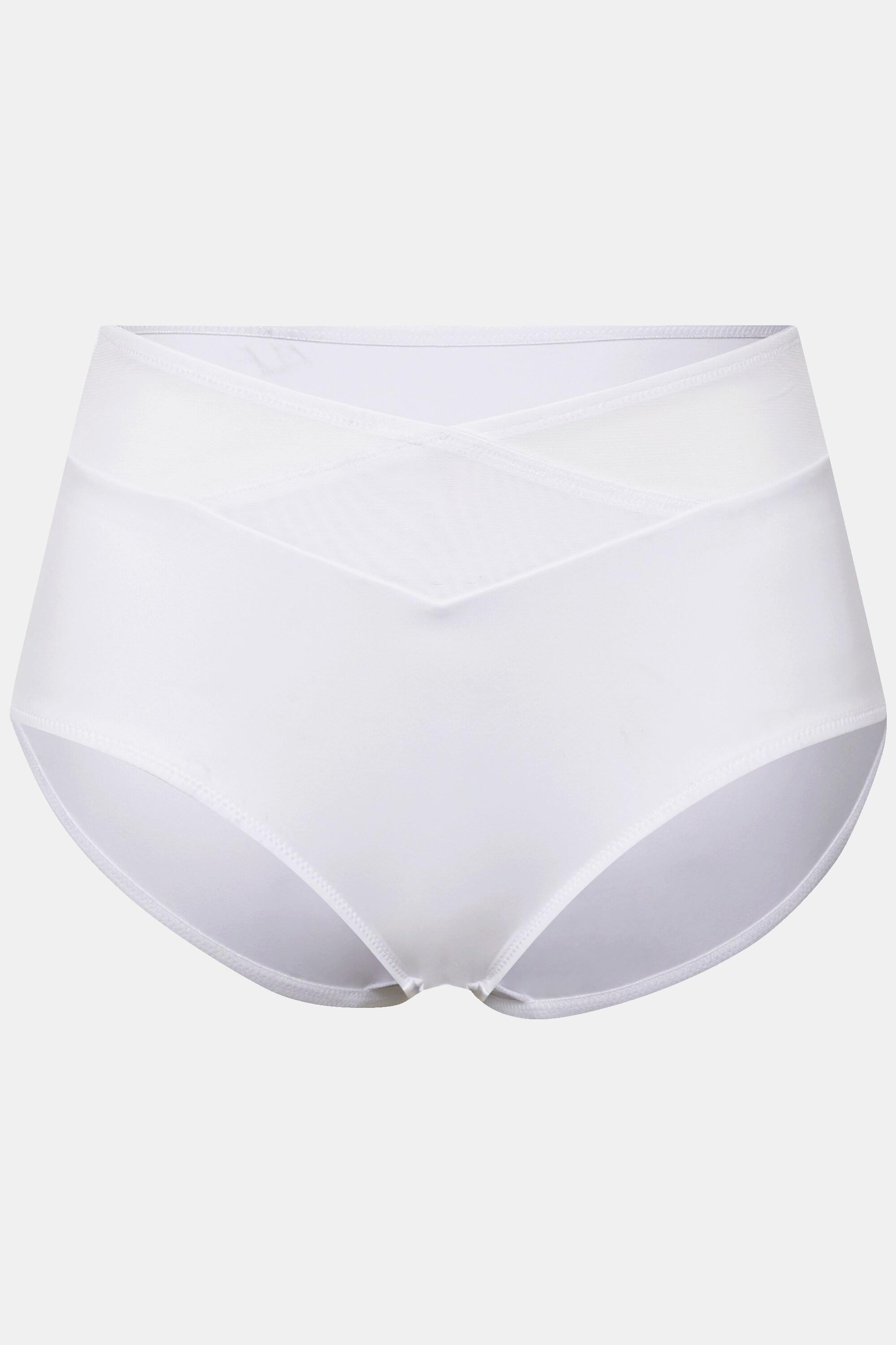 Ulla Popken Maxi Slip Modellanti Vita Alta Fascia Larga in Mesh  