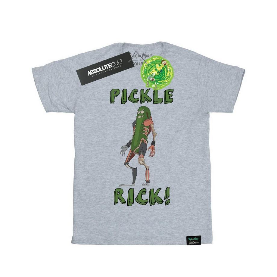Rick And Morty Pickle Rick T-Shirt Stampata  