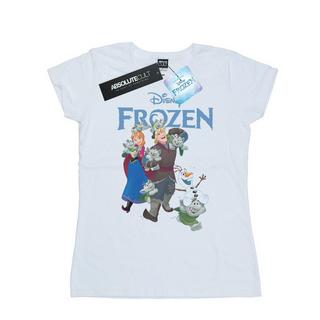 Disney Frozen Happy Trolls T-Shirt Stampata  