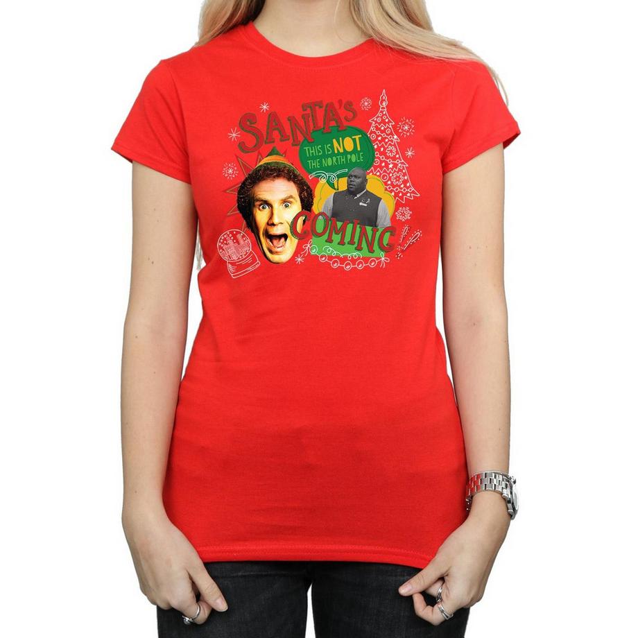 Elf Santa's Coming T-Shirt  