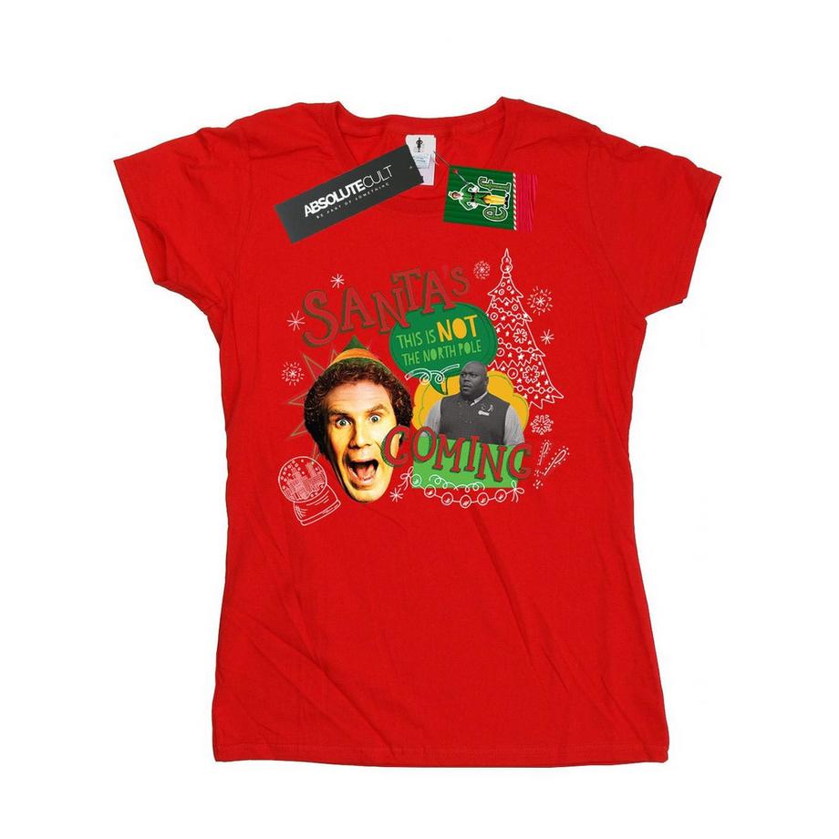 Elf Santa's Coming T-Shirt  