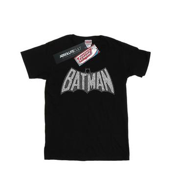 Tshirt BATMAN RETRO CRACKLE LOGO