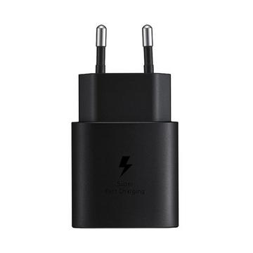 Chargeur USB-C Samsung + Câble noir 25W