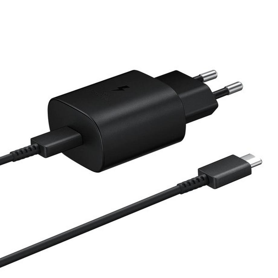 SAMSUNG  Caricabatteria USB-C Samsung 25W nero 