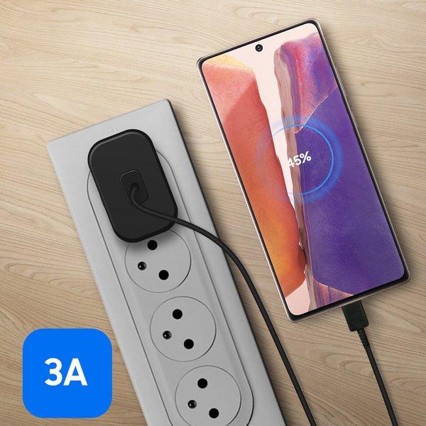 SAMSUNG  Chargeur USB-C Samsung + Câble noir 25W 