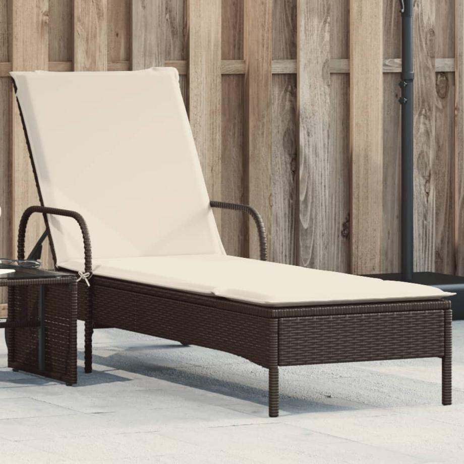 VidaXL lettino Polirattan  