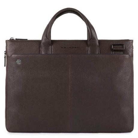 Piquadro Black Square - Schmale 15 Zoll Laptoptasche  