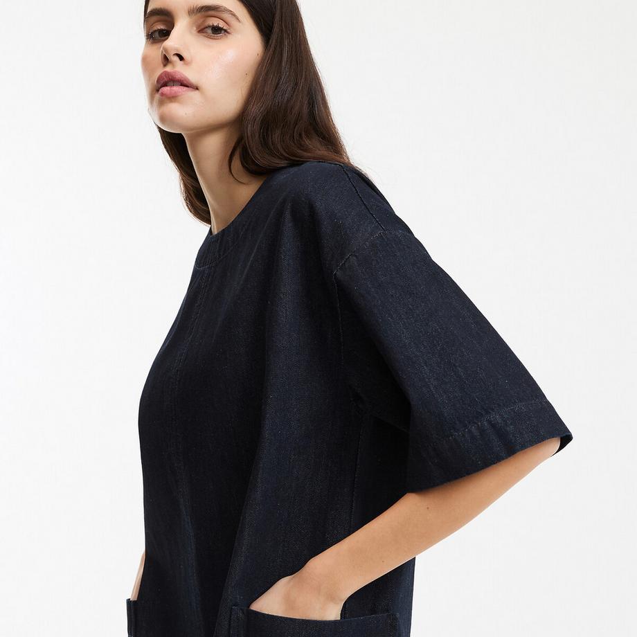 La Redoute Collections  Kurzes Jeanskleid 