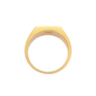 Kuzzoi  Ring  Siegelring Emaille Stern Basic 925 Silber 