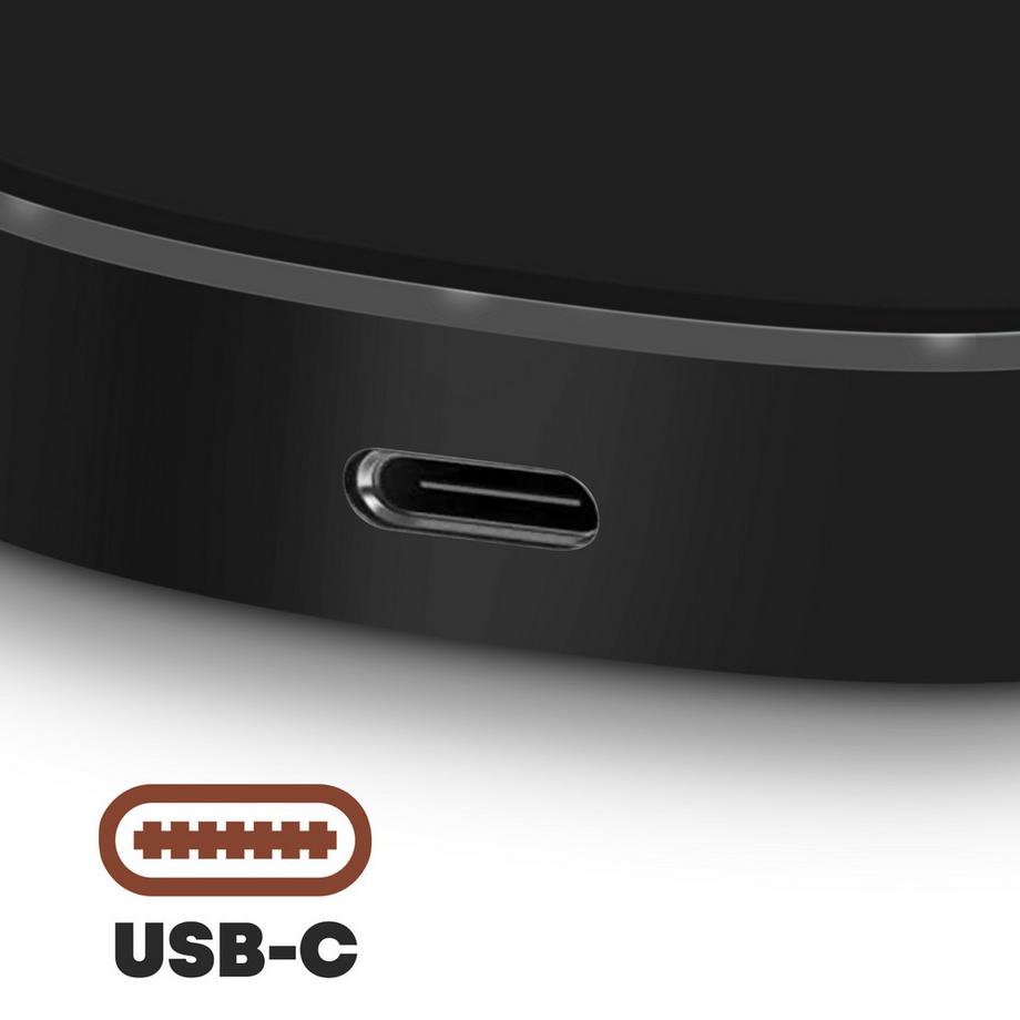 Akashi  Caricatore wireless Qi 15W Akashi nero 