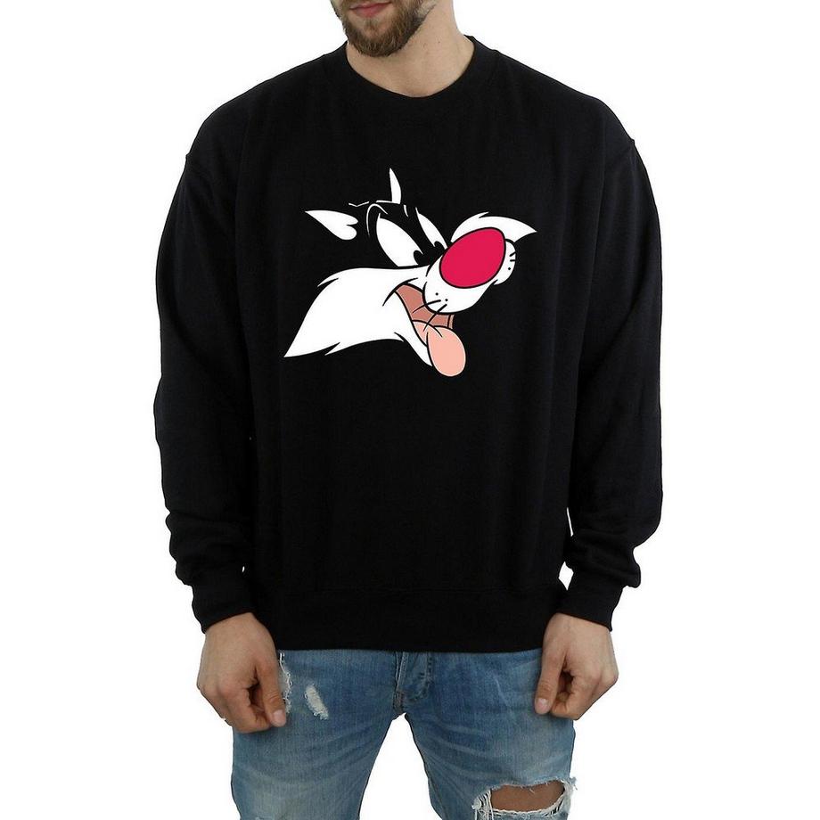 LOONEY TUNES Sylvester Stampa Grafica Felpa  