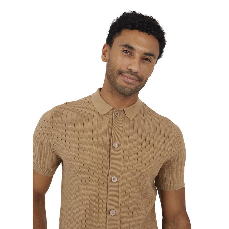 Brave Soul Maglietta Polo Maniche Corte Collo Buttondown  